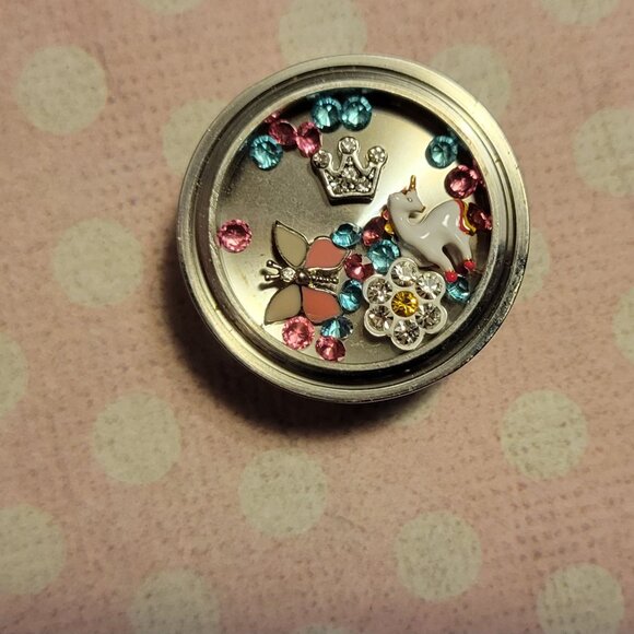 Unicorn, princess Origami Owl charms - Picture 2 of 2
